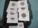 lot of 7 buffalo nickels