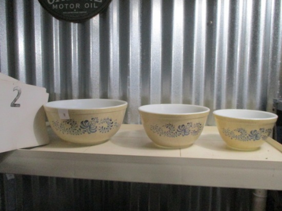 3 piece pyrex bowl set