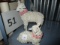 Lot of 2 resin sheep Easter