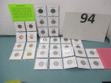 lot of jefferson nickels and lincoln pennies