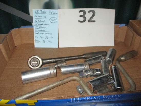 S-K 12 pc socket set 1/2" drive