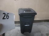 64 gallon flip top garbage can