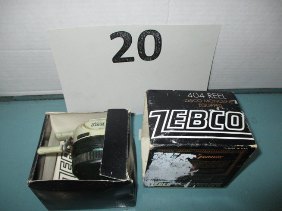 Zebco 808 reel in box