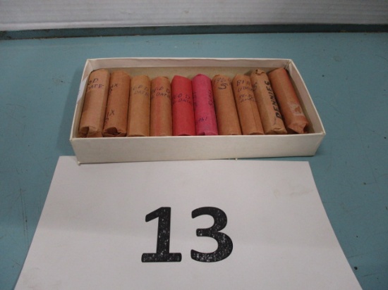 10 rolls 1960's pennies