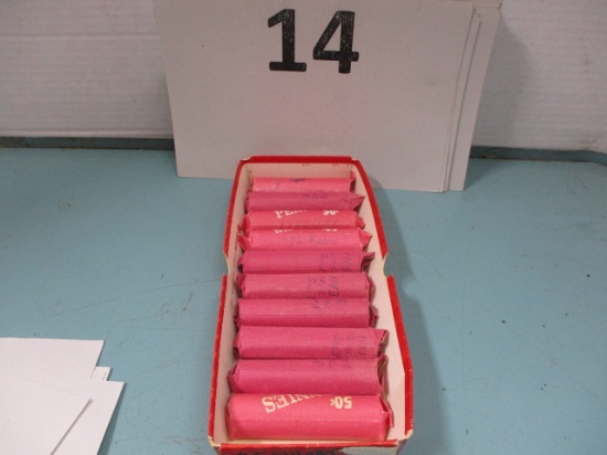 10 rolls UNC pennies 1982-83 small date