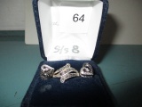 Sterling Silver ring & Earrings