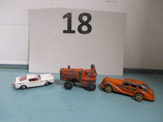 Lot of 3 Die Cast cars as-is