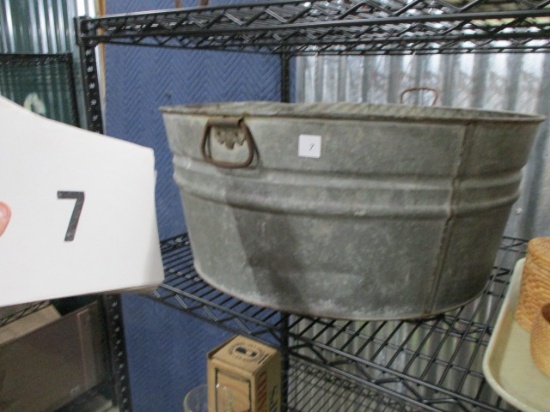 Galvanized Wash tub