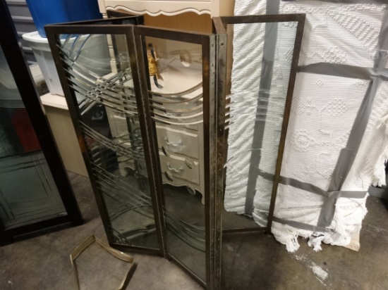 Hand crafted Glass Divider (used for bank entry lobby)