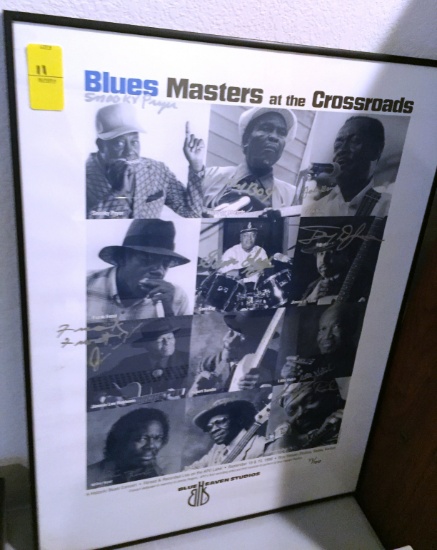 1998 Blue Heaven Studios Blues Masters Poster