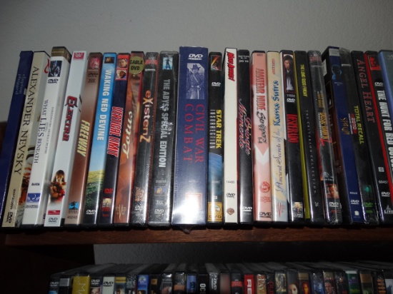 Large Lot DVD & Blu-Rays