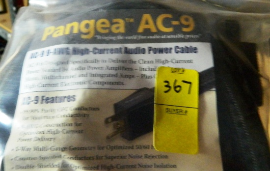 Pangea Model AC-9 Power Cables