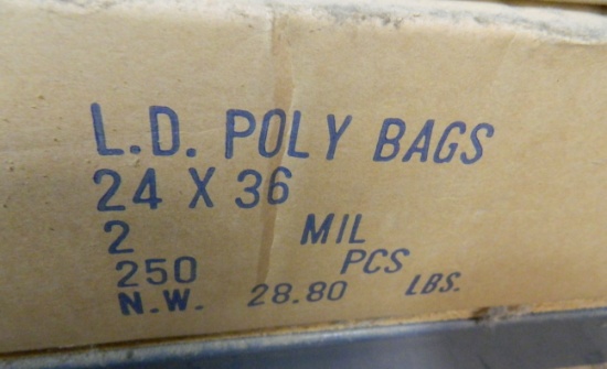 24" x 36" Poly Bags 2 Mil