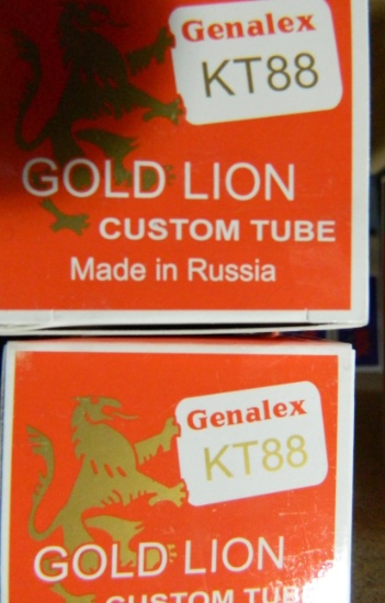 Genalex Gold Lion KT88 Vacuum Tubes