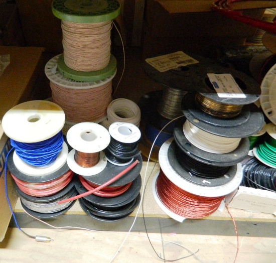 Lot of Various Wire on Spools