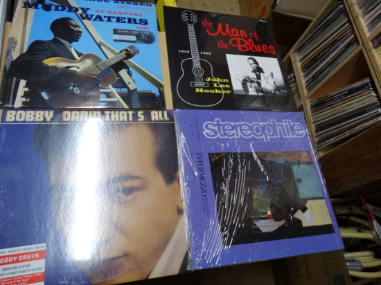 Large Lot LPs Including Many Audiophile Unopened (150+)