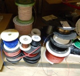 Lot of Various Wire on Spools