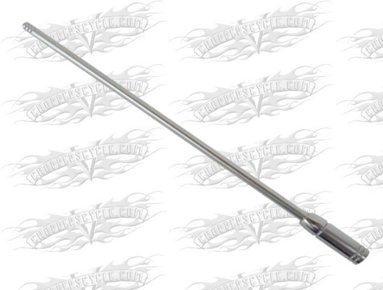 Polish Stainless Steel Bullet 10in. Antenna For Harly 1987-up Touring Models