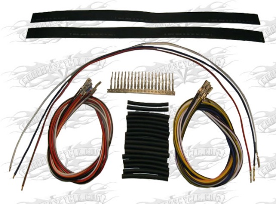 20inch Handlebar Wire Extension Kit With Cruise For 2007-2013 Harley Davidson Fl And 2007-2013 Spor