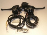 Black 96-up Handlebar Control Kit 9/16inch M/c & Cable Single Disc