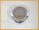 Chrome Pop-up Non-vented Left Side Gas Cap For Mid 1996 Thru 2006 Harley Models (each)