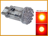 Hyper Bright 3157 Red Wedge L.E.D. Wide Angle Taillight Bulb (each)