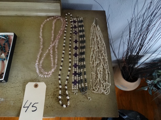 Stranded Beaded Necklaces