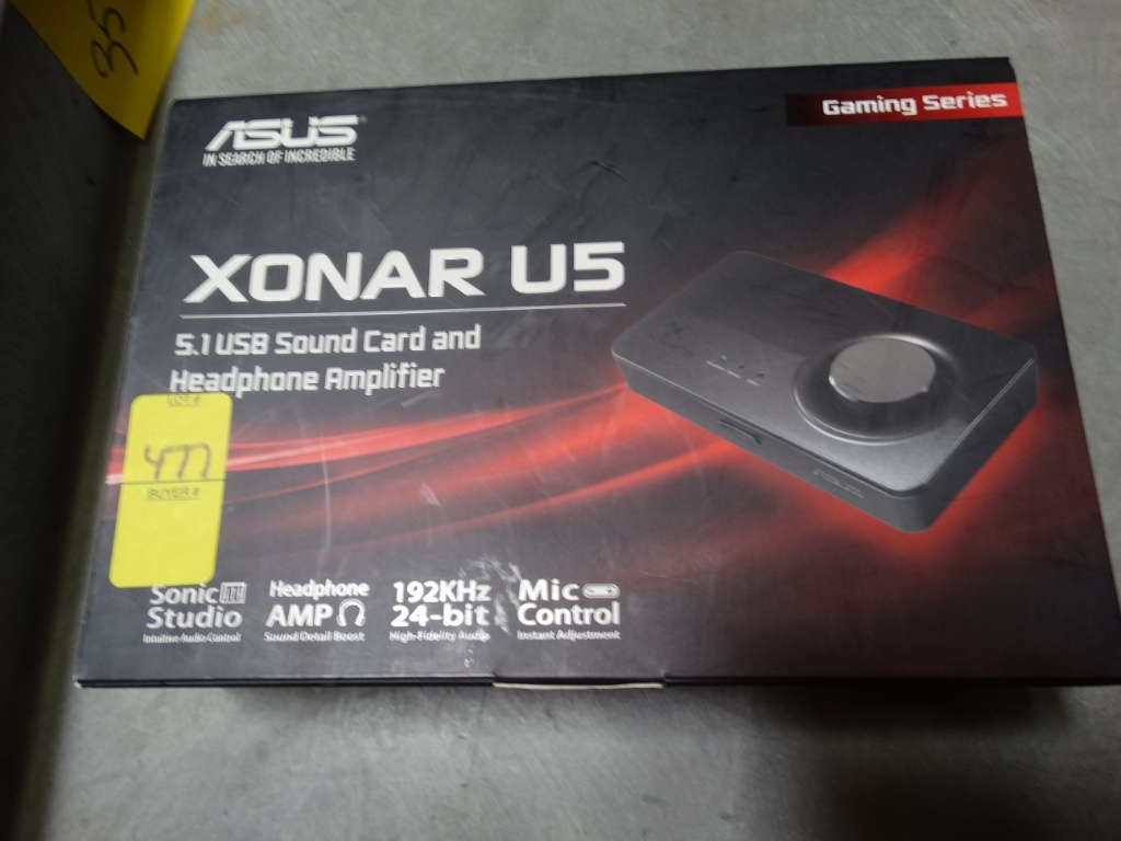 ASUS XONAR U5 Sound Card | Industrial Machinery & Equipment General  Merchandise | Online Auctions | Proxibid