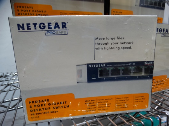 Netgear Prosafe 8 Port Gigabyte Desktop Switch