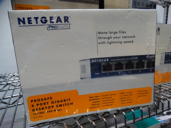 Netgear Prosafe 8 Port Gigabyte Desktop Switch