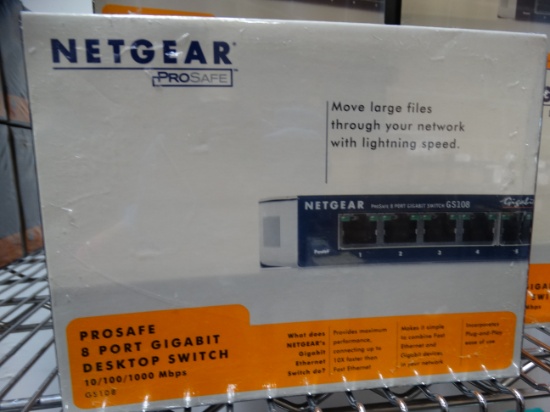 Netgear Prosafe 8 Port Gigabyte Desktop Switch
