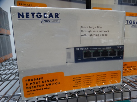 Netgear Prosafe 8 Port Gigabyte Desktop Switch