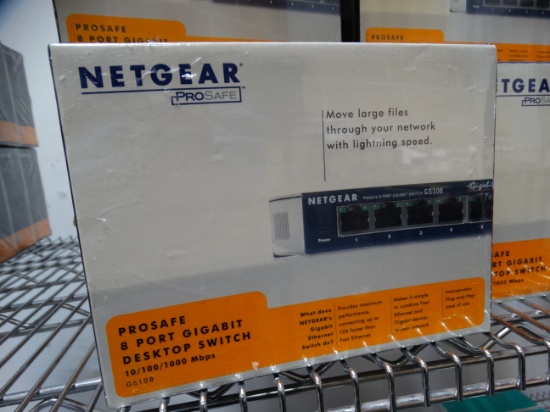 Netgear Prosafe 8 Port Gigabyte Desktop Switch