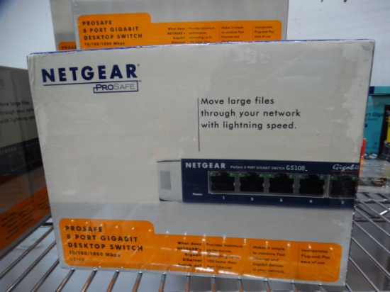 Netgear Prosafe 8 Port Gigabyte Desktop Switch