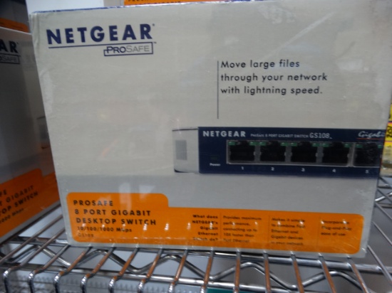 Netgear Prosafe 8 Port Gigabyte Desktop Switch