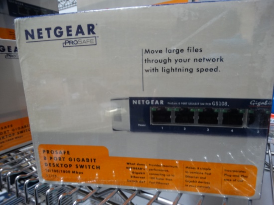 Netgear Prosafe 8 Port Gigabyte Desktop Switch