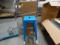 (4) BLUE Metal Bar Stools