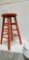 Stool (painted burnt orange)