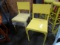 Metal side chair (yellow)