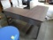 Corner Desk, metal legs and wood appearance top