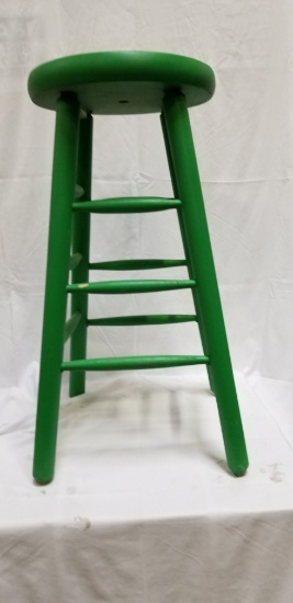 Stool (painted green)