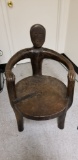 Folk Art  carved chair 