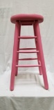 Stool (painted pink)