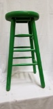 Stool (painted green)