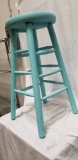 Stool (painted baby blue)