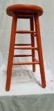 Stool (painted burnt orange)