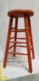 Stool (painted burnt orange)