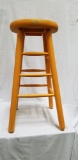 Stool (painted pumpkin orange)