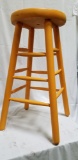 Stool (painted pumpkin orange)