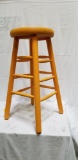 Stool (painted pumpkin orange)